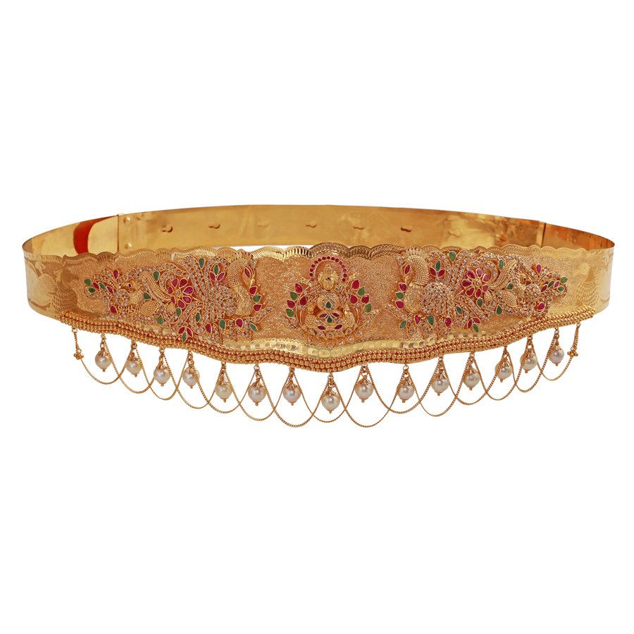Buy Endearing Lakshmi Gold Vaddanam Online from Vaibhav Jewellers