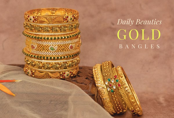Buy Gold Bangles Designs Online for Women at Best Price