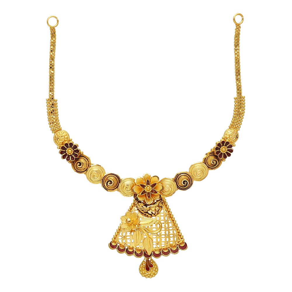 Fancy Gold Necklace Set(WGNS515)