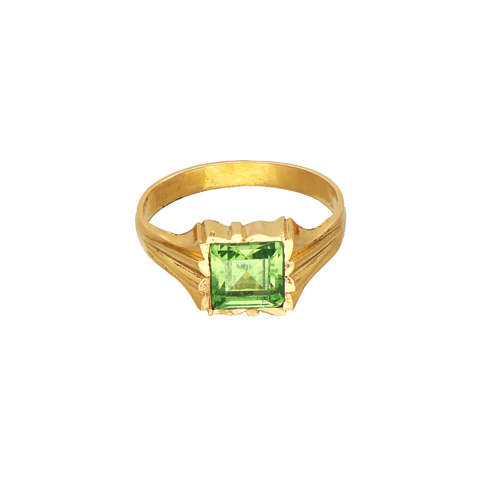 Buy 22K Gold Men Emerald Stone Ring 94VH1597 Online from Vaibhav ...