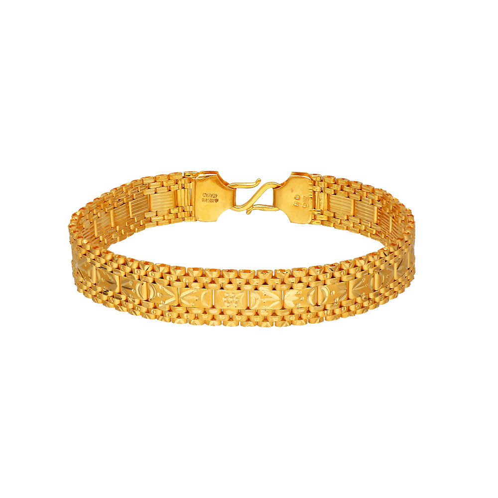 Extra Gold Gravel Wide Bracelet – renatta&go