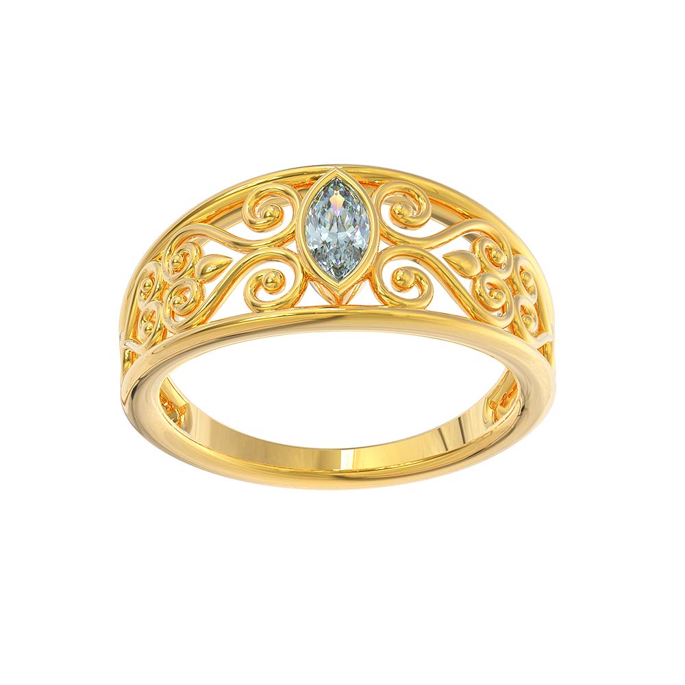 Peacock Mayur Ring for Valentine Love Gold for Girls & Women in American  Diamond in Karimnagar at best price by Shyam Gold Works - Justdial