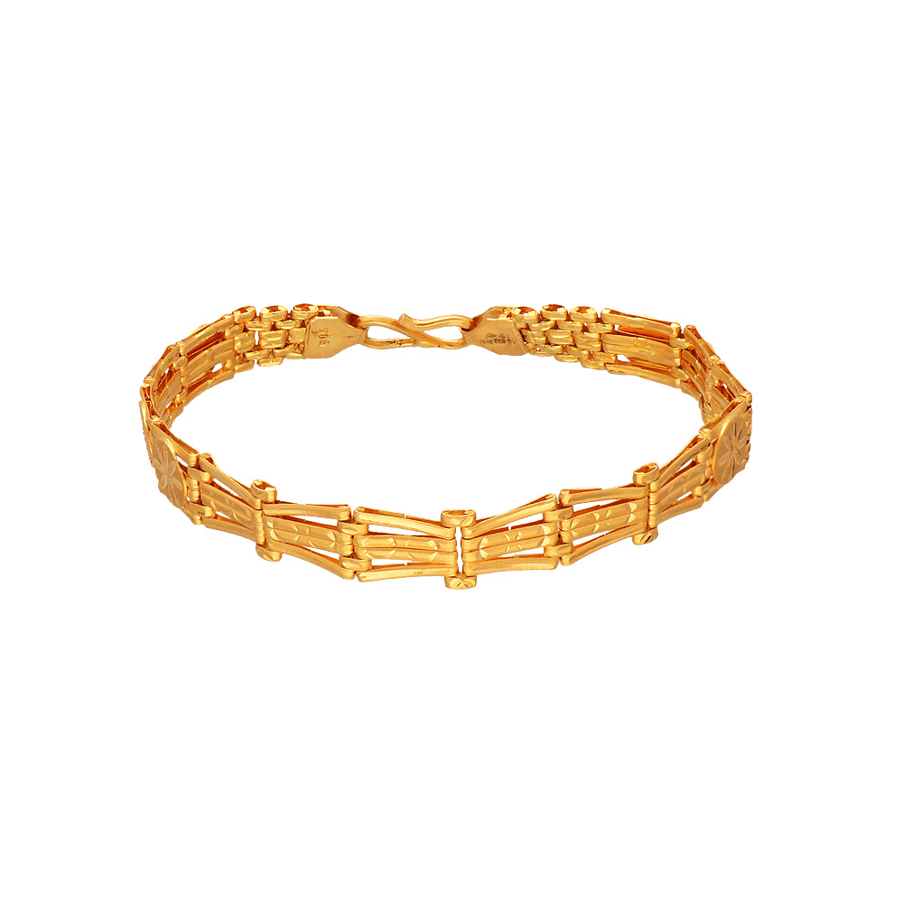 Minaj 14k yellow gold modernist bangle bracelet bypass sculptural 12.4g  hinged | eBay