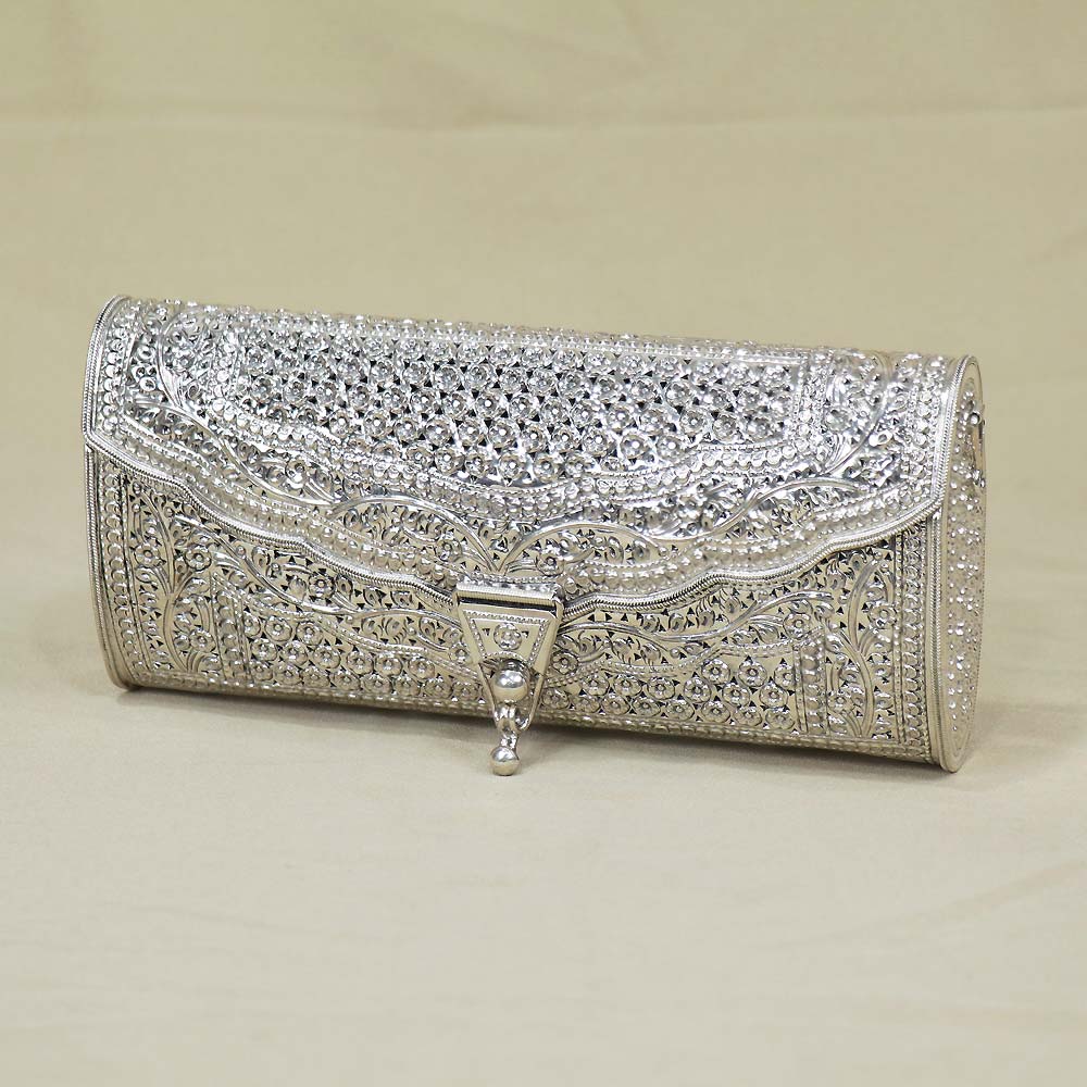 NORVE PU Fancy Elegant Women's Stones Evening Party Clutch Gold Chain Strap  Wedding Crossbody Bag : Amazon.in: Fashion