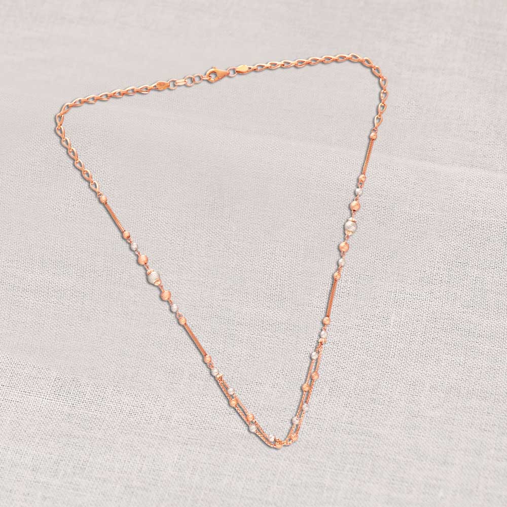 Rose Gold Beadad Chain | Buy Jewellery Online in South Africa