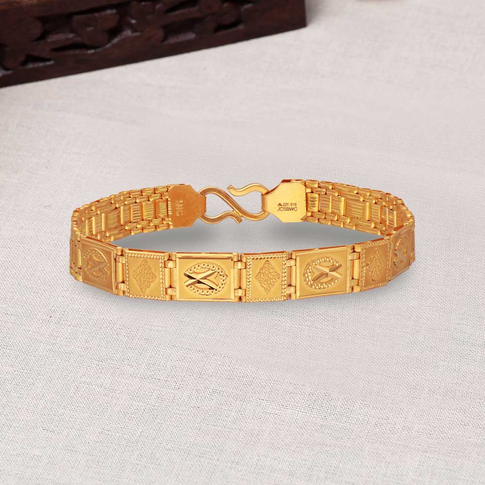 Modern Faceted Orb 22k Gold Bracelet – Andaaz Jewelers