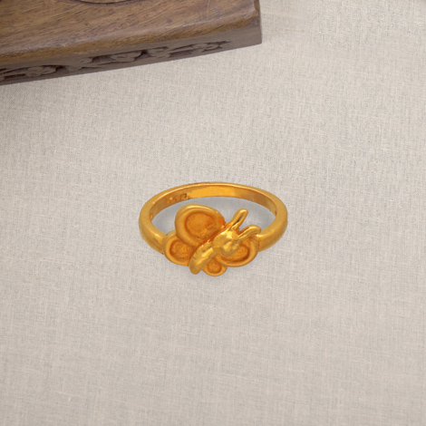 A modern 14 K yellow gold ring with a Chinese design and… | Drouot.com