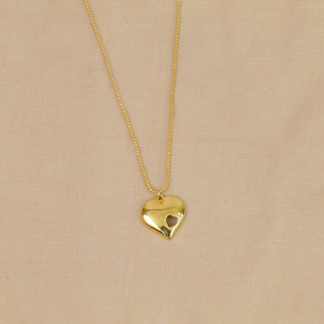 Zoë Chicco 14k Gold Candy Heart Necklace – ZOË CHICCO