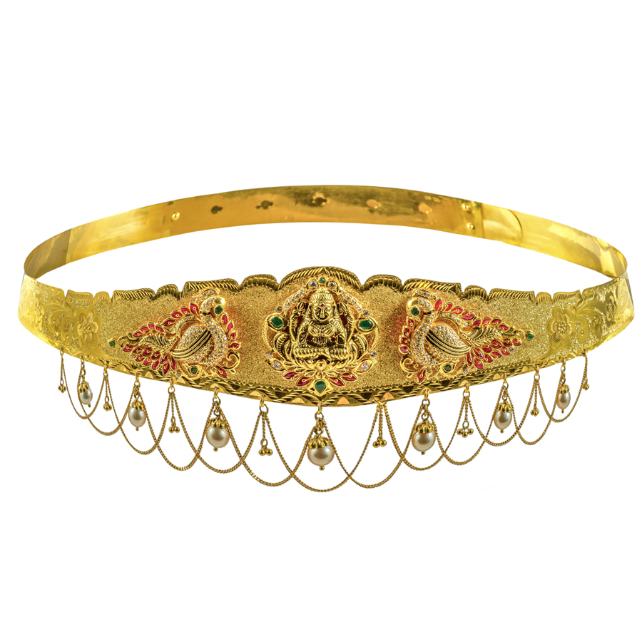 Buy Traditional Peacock Vaddanam Online from Vaibhav Jewellers