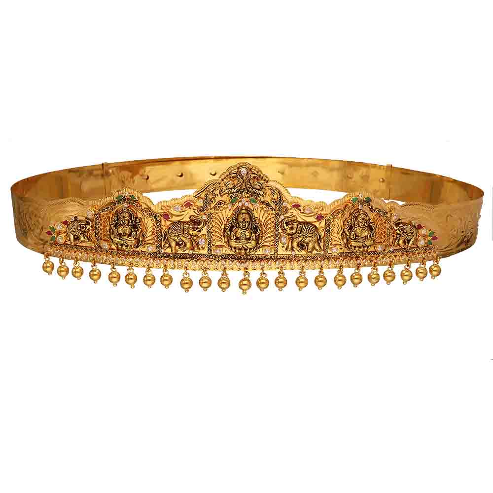 Buy 22K Plain Gold Vaddanam 57VG2039 Online From Vaibhav Jewellers