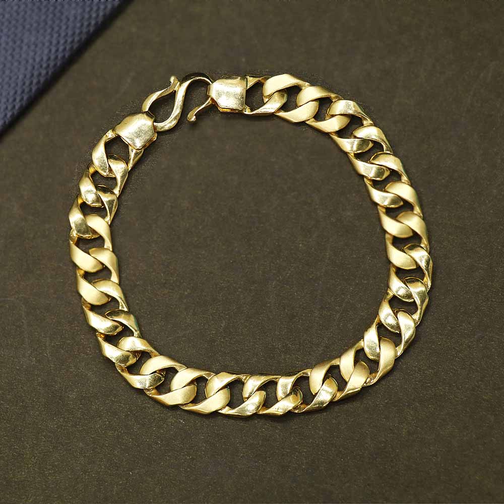 22k Rose Gold Plated Sterling Silver Diamond-Cut Figaro Link Chain 3.9mm  Solid 925 Italy Bracelet 7